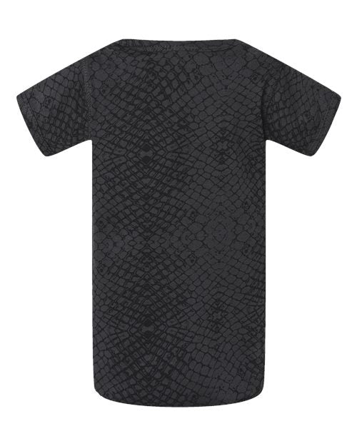 Rabbit Skins 4424 - Blacks & Grays - Black Reptile Back