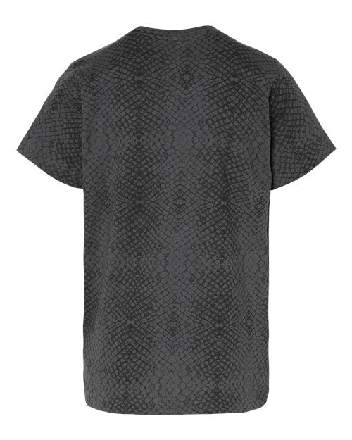 LAT 6101 - Blacks & Grays - Black Reptile Back