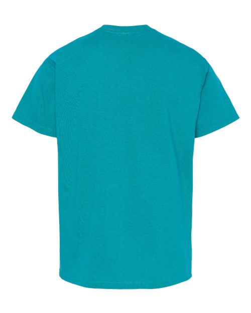 Hanes 5480 - Blues - Athletic Teal Back