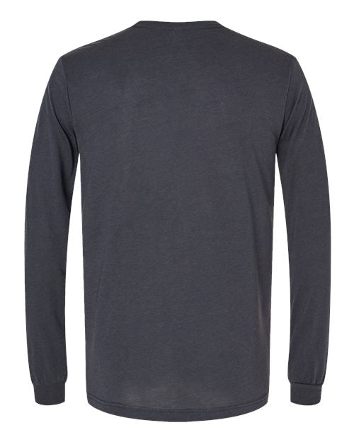 BELLA + CANVAS 3513 - Blacks & Grays - Solid Dark Grey Triblend Back