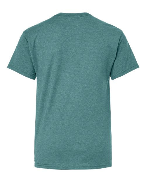 Hanes 498Y - Other Colors - Cactus Heather Back