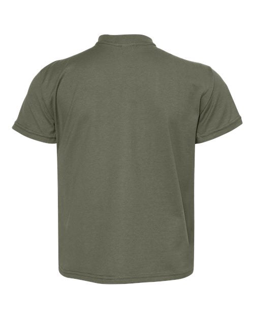 Hanes 498Y - Other Colors - Fatigue Green Back