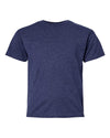 Hanes 498Y - Blues - Heather Navy