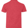 Hanes 498Y - Reds & Pinks - Heather Red Back