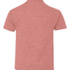 Hanes 498Y - Reds & Pinks - Mauve Heather Back