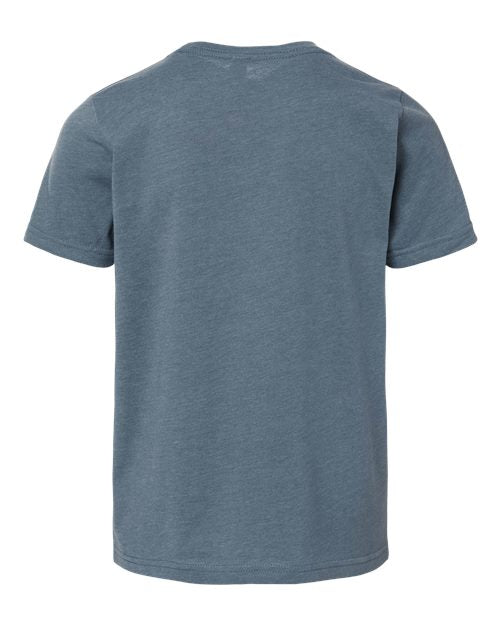 Next Level 3312 - Heather Slate Blue Back