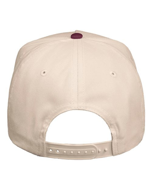 Valucap 8869 - Natural/ Maroon Back