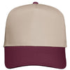 Valucap 8869 - Khaki/ Maroon