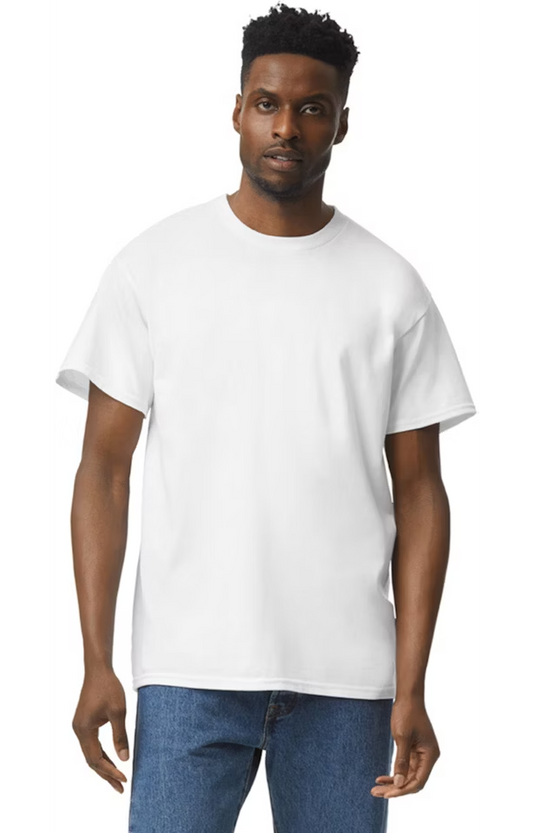 Gildan G500 Unisex Heavy Cotton™ T-Shirt WHITE