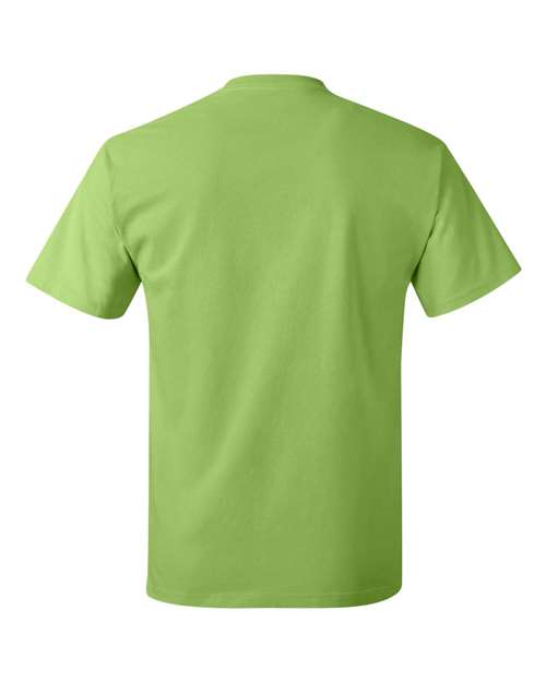 Hanes 5250 - Greens - Lime Back