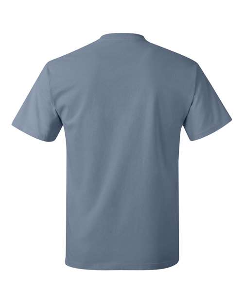 Hanes 5250 - Whites & Neutrals - Stonewashed Blue Back