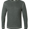 J. America 8238 - Charcoal Heather/ Vintage White