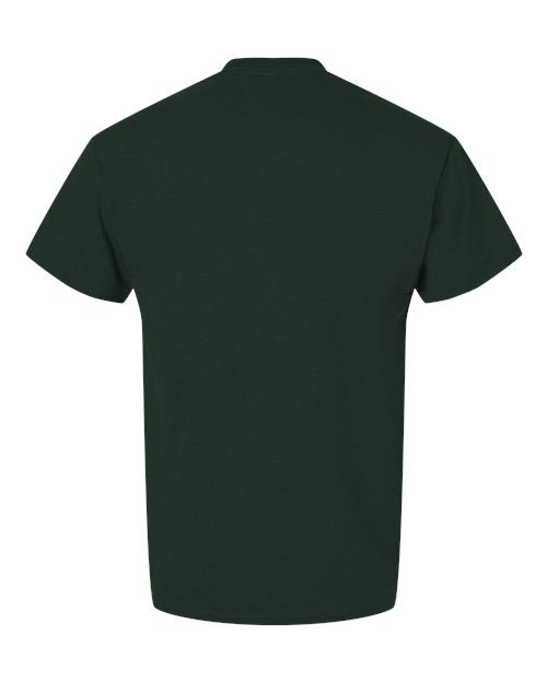 Gildan 8000 - Greens - Forest Green Back