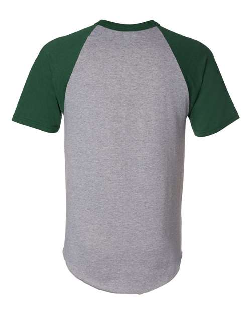 Augusta Sportswear 423 - Athletic Heather/ Dark Green Back