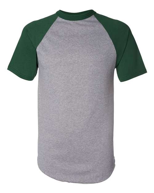 Augusta Sportswear 423 - Athletic Heather/ Dark Green