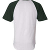 Augusta Sportswear 423 - White/ Dark Green Back