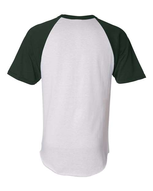 Augusta Sportswear 423 - White/ Dark Green Back