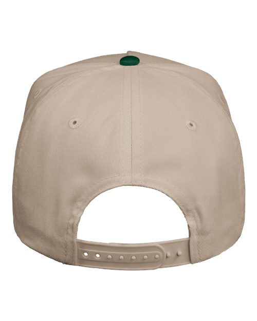 Valucap 8869 - Khaki/ Forest Green Back