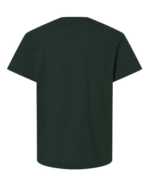 Gildan 8000B - Greens - Forest Green Back