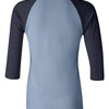 BELLA + CANVAS 2000 - Baby Blue/ Navy Back