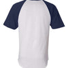 Augusta Sportswear 423 - White/ Navy Back