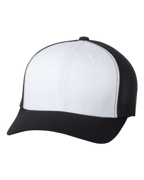 Flexfit 6511 - Black/ White/ Black