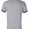 Augusta Sportswear 710 - Blacks & Grays - Athletic Heather/ Navy Back