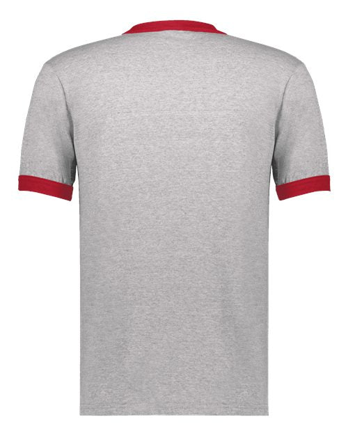 Augusta Sportswear 710 - Blacks & Grays - Athletic Heather/ Red Back