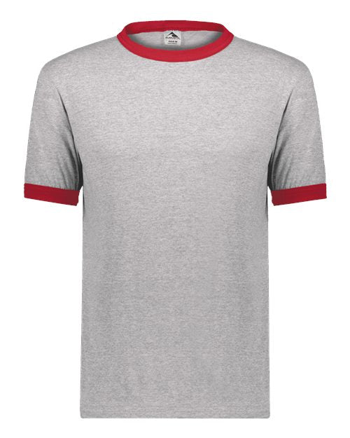 Augusta Sportswear 710 - Blacks & Grays - Athletic Heather/ Red