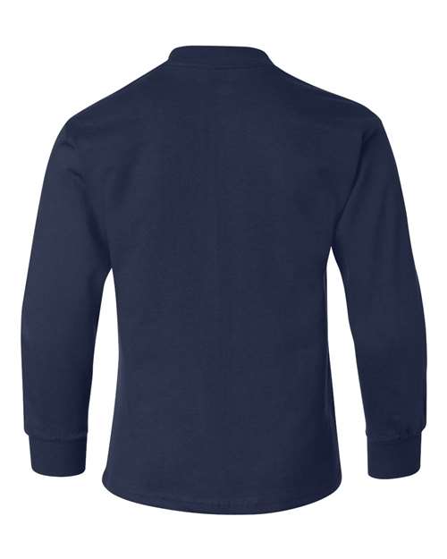 Hanes 5546 - Navy Back