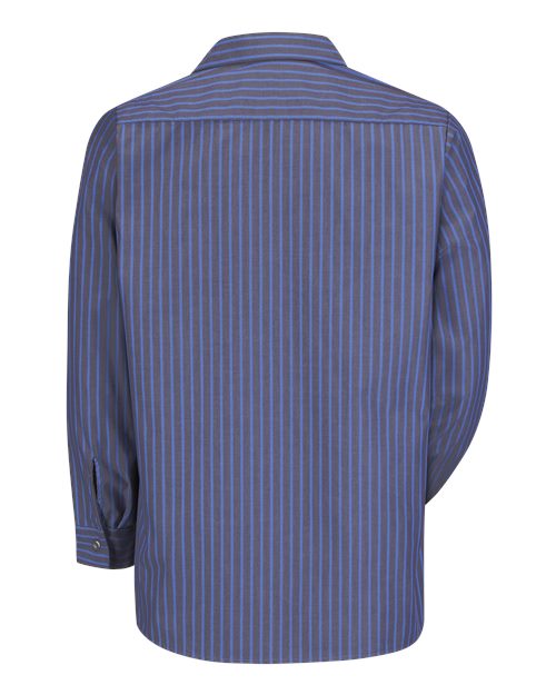 Red Kap SP14 - Other Colors - Grey/ Blue Stripe Back