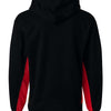 Badger 1454 - Blacks & Grays - Black/ Red Back
