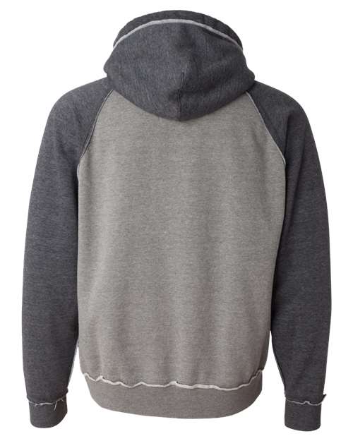 J. America 8885 - Smoke Heather/ Charcoal Heather Back