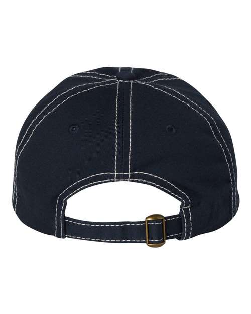 Valucap VC300A - Navy/ Stone Stitch Back