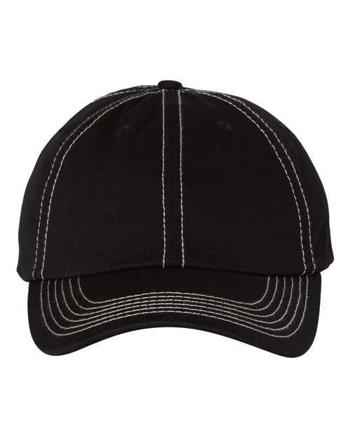 Valucap VC300A - Black/ Stone Stitch