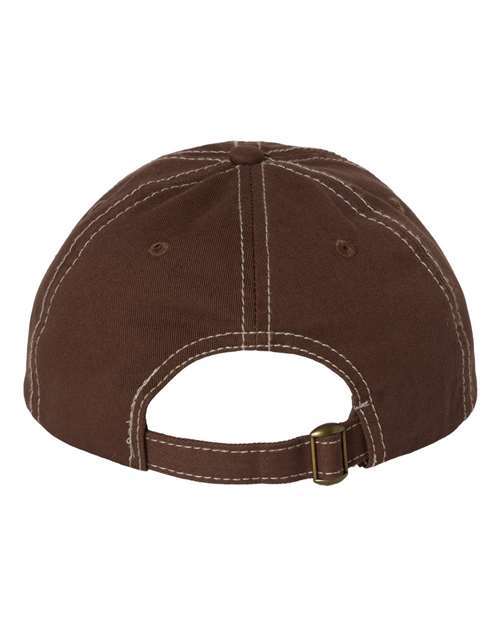 Valucap VC300A - Brown/ Stone Stitch Back