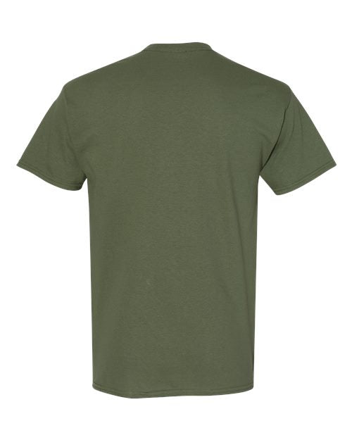Gildan 5000B - Greens - Military Green Back