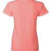 Gildan 5000L - Reds & Pinks - Coral Silk Back
