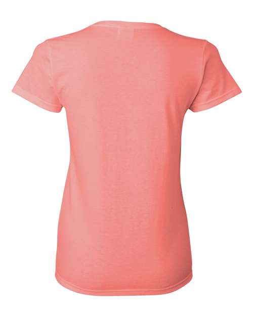 Gildan 5000L - Reds & Pinks - Coral Silk Back