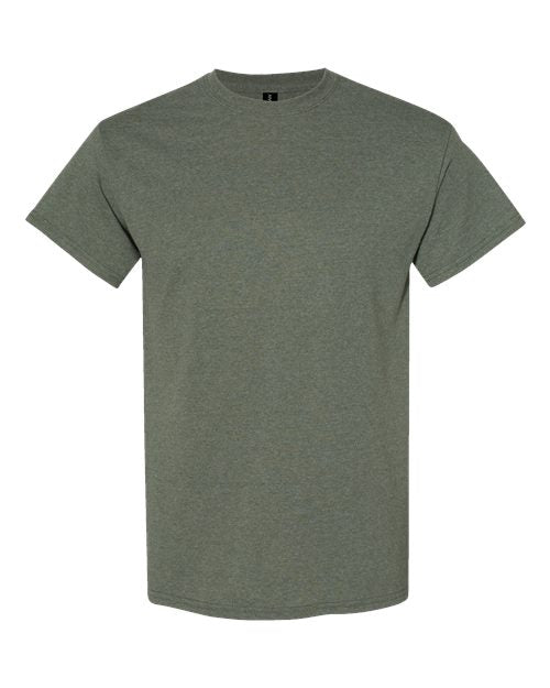 Gildan 5000 - Greens - Heather Military Green