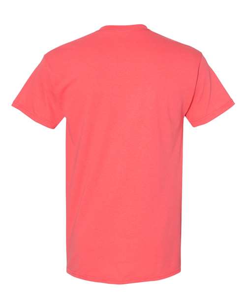 Gildan 5000 - Reds & Pinks - Coral Silk Back