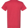 Gildan 5000 - Reds & Pinks - Heather Red Back