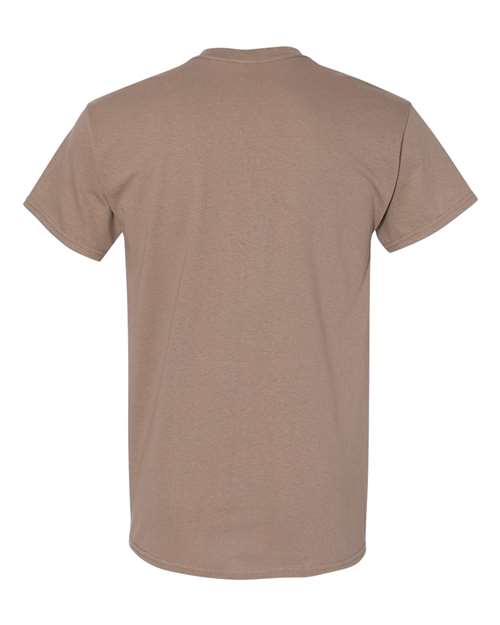 Gildan 5000 - Earth Tones - Brown Savana Back