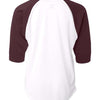 Badger 2133 - White/ Maroon Back