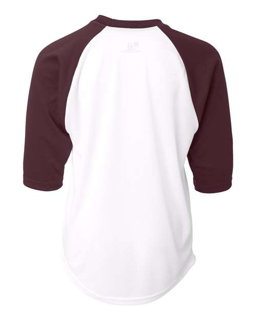 Badger 2133 - White/ Maroon Back