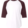 Badger 2133 - White/ Maroon