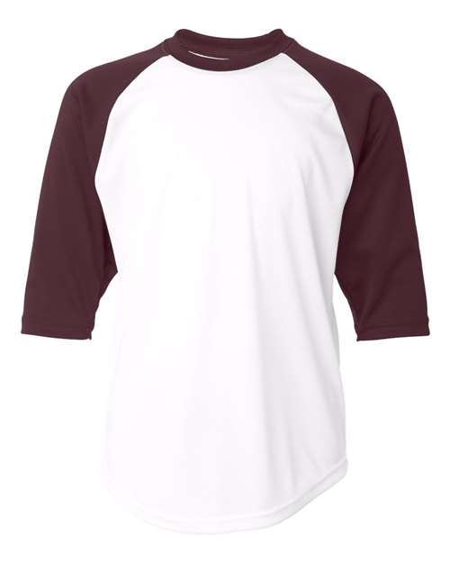 Badger 2133 - White/ Maroon