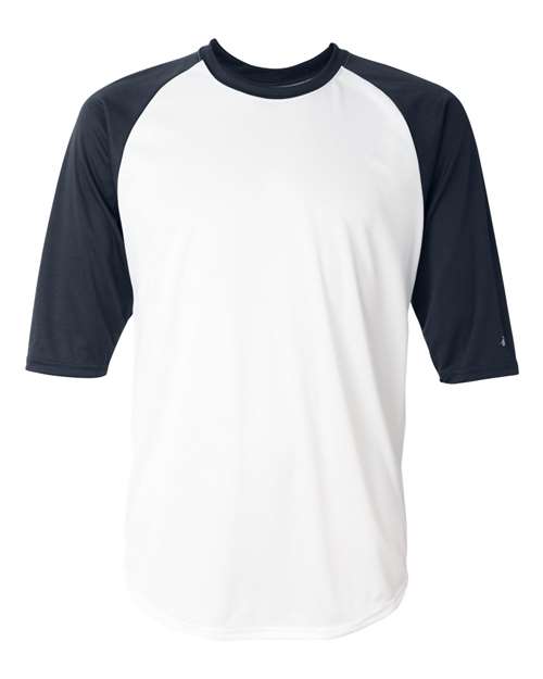 Badger 4133 - White/ Navy