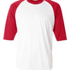 Badger 4133 - White/ Red