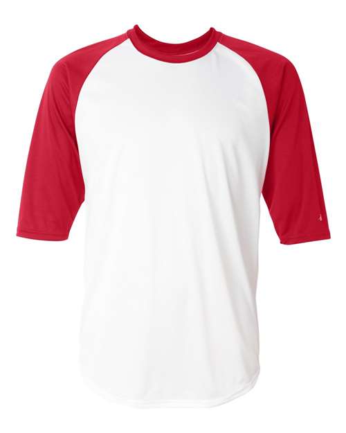 Badger 4133 - White/ Red